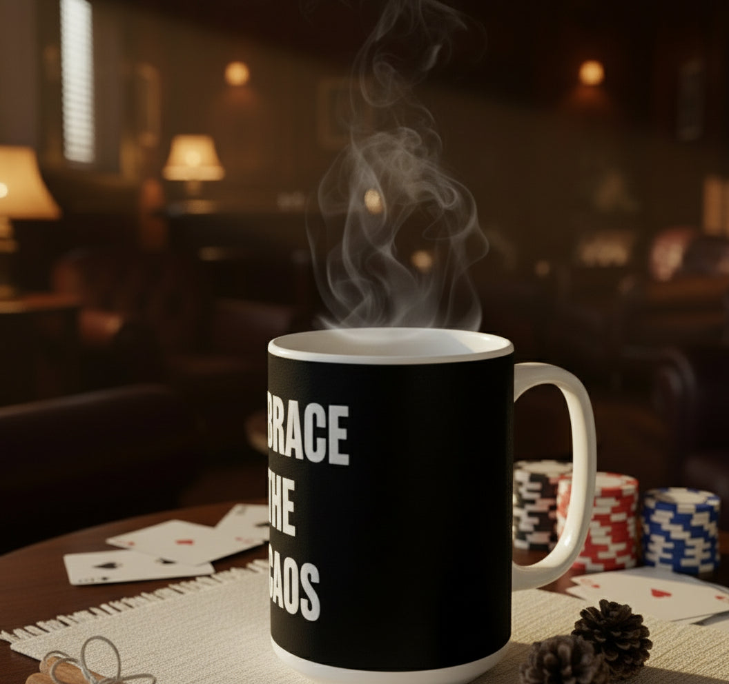Taza "Embrace the chaos" - Colección Mafia & Drama