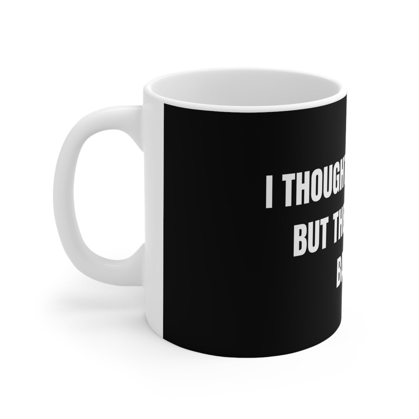 Taza "They Pull Me Back In..." - Colección Mafia & Drama