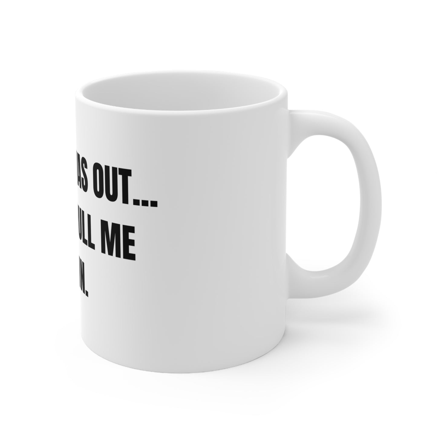 Taza "They Pull Me Back In..." - Colección Mafia & Drama