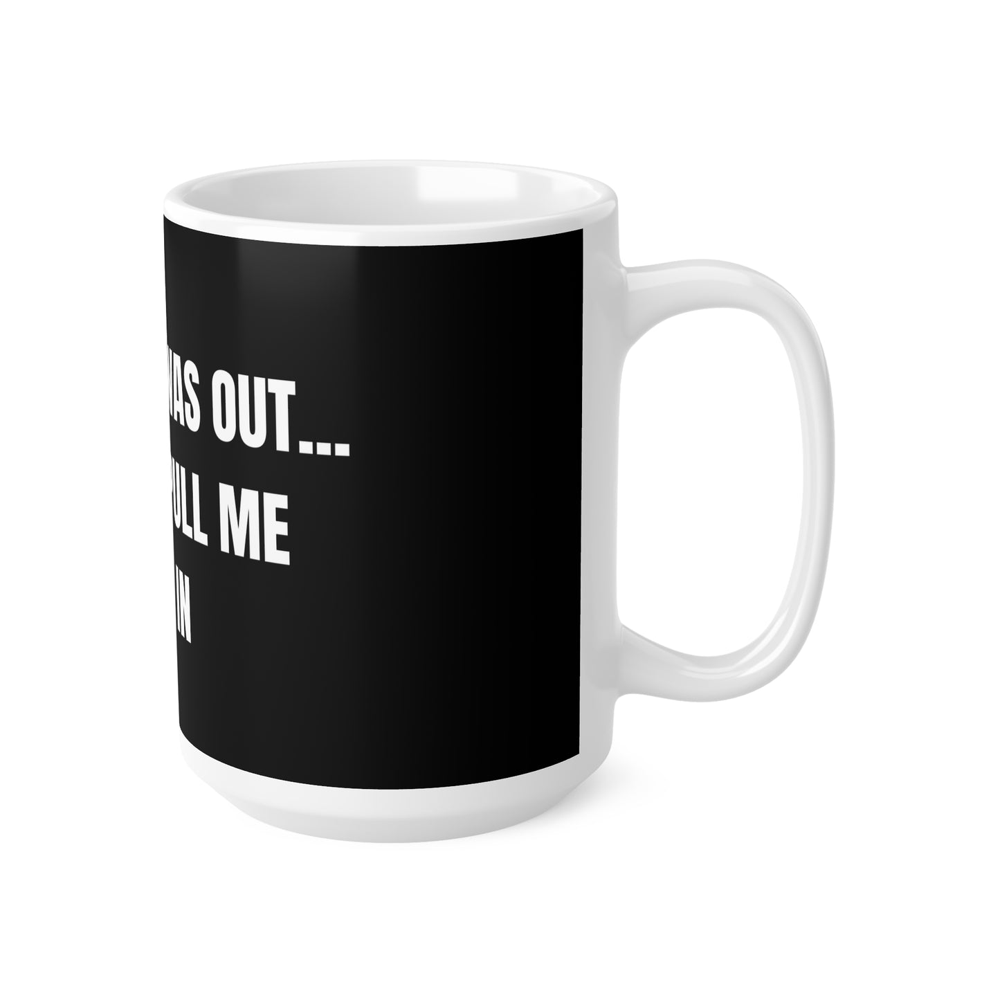 Taza "They Pull Me Back In..." - Colección Mafia & Drama