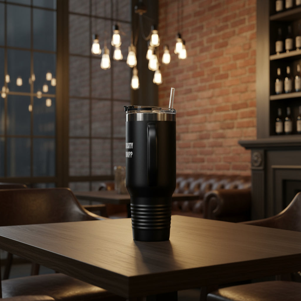 Termo “Never a Varsity Athlete, Huh?” – Colección Mafia & Drama