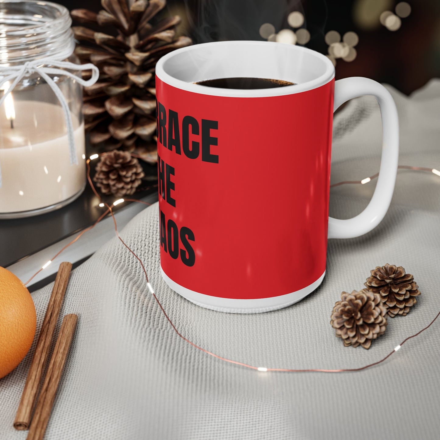 Taza "Embrace the chaos" - Colección Mafia & Drama