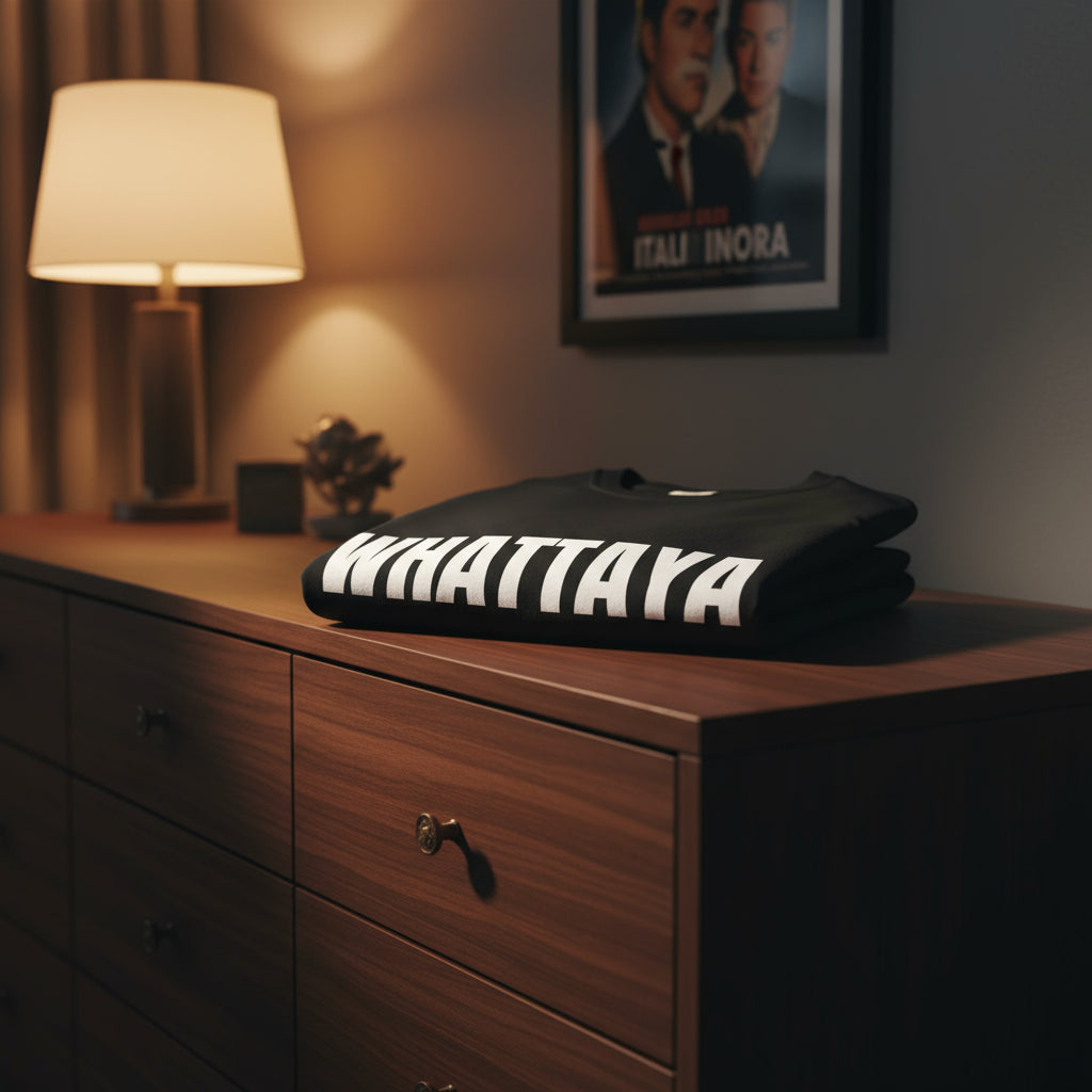 Camiseta “Whattaya Hear??...” – Colección Mafia & Drama