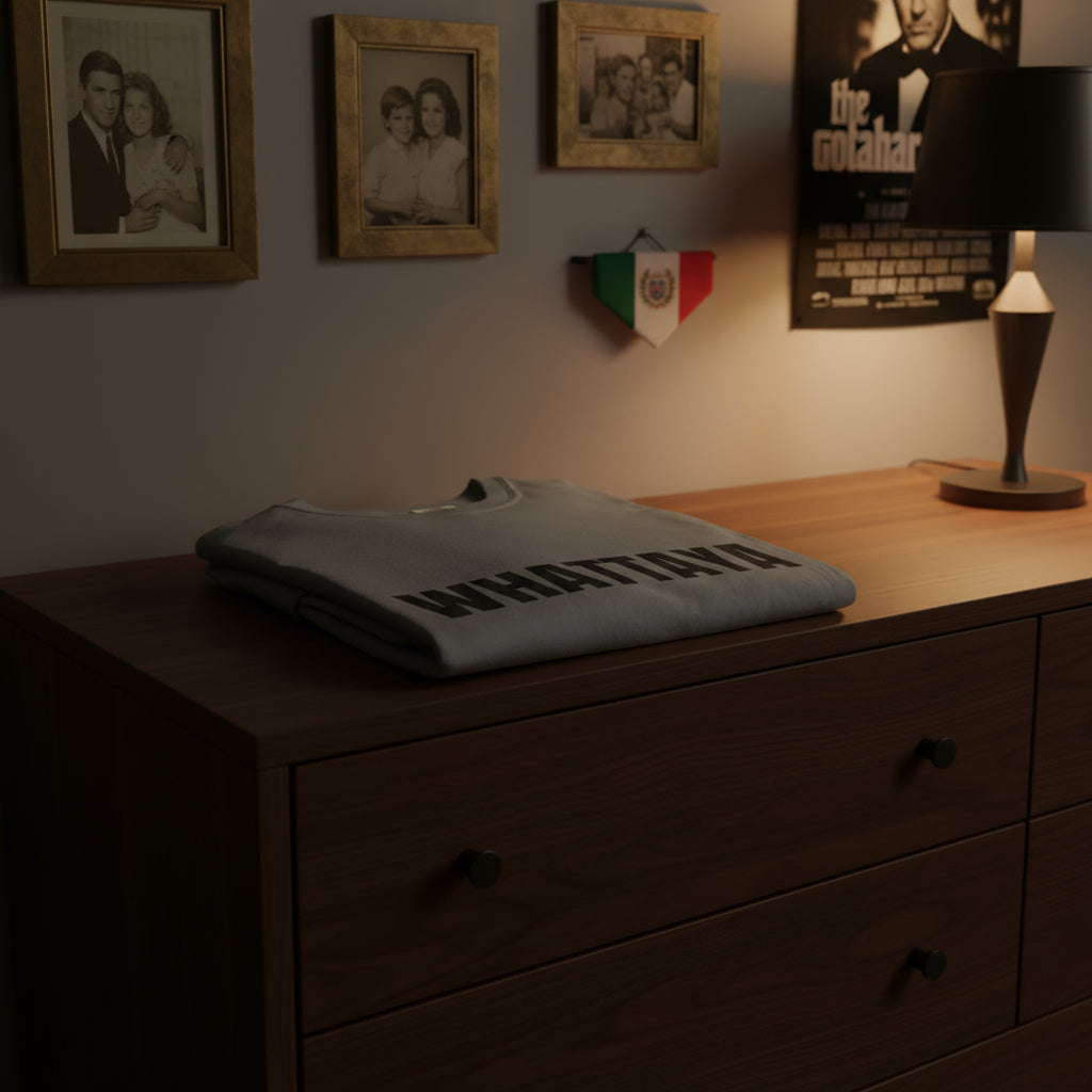 Camiseta “Whattaya Hear??...” – Colección Mafia & Drama