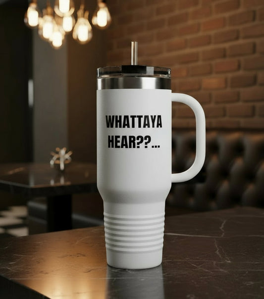 Termo “Whattaya Hear??...” – Colección Mafia & Drama