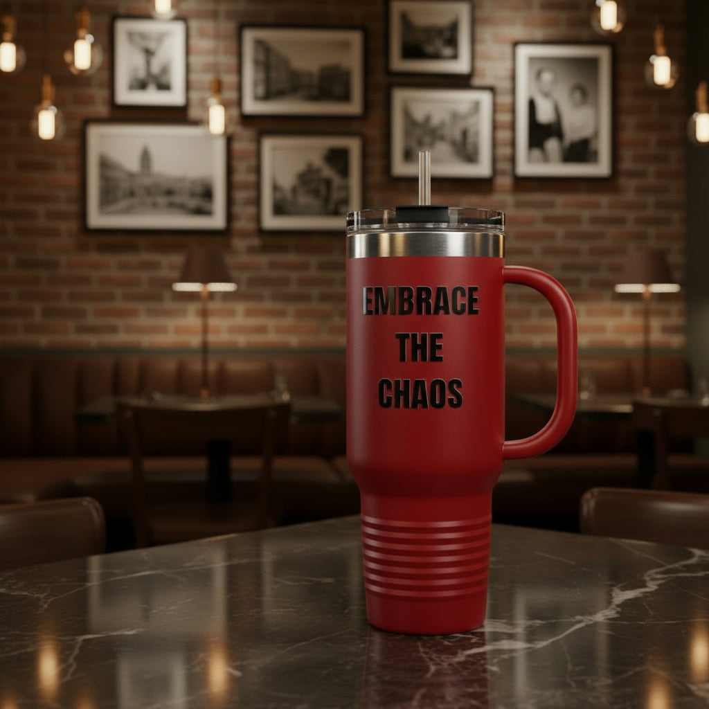 Termo “Embrace the Chaos” – Colección Mafia & Drama