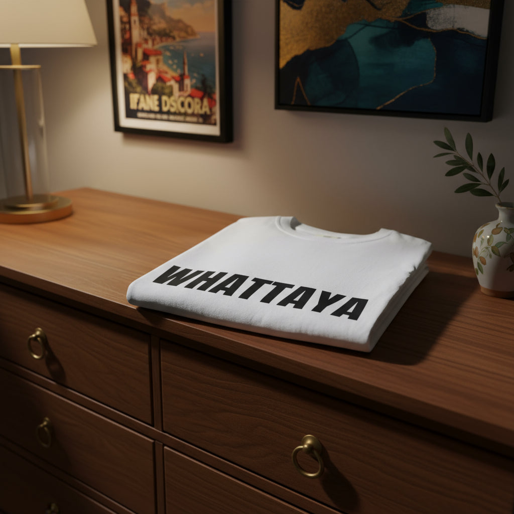 Camiseta “Whattaya Hear??...” – Colección Mafia & Drama