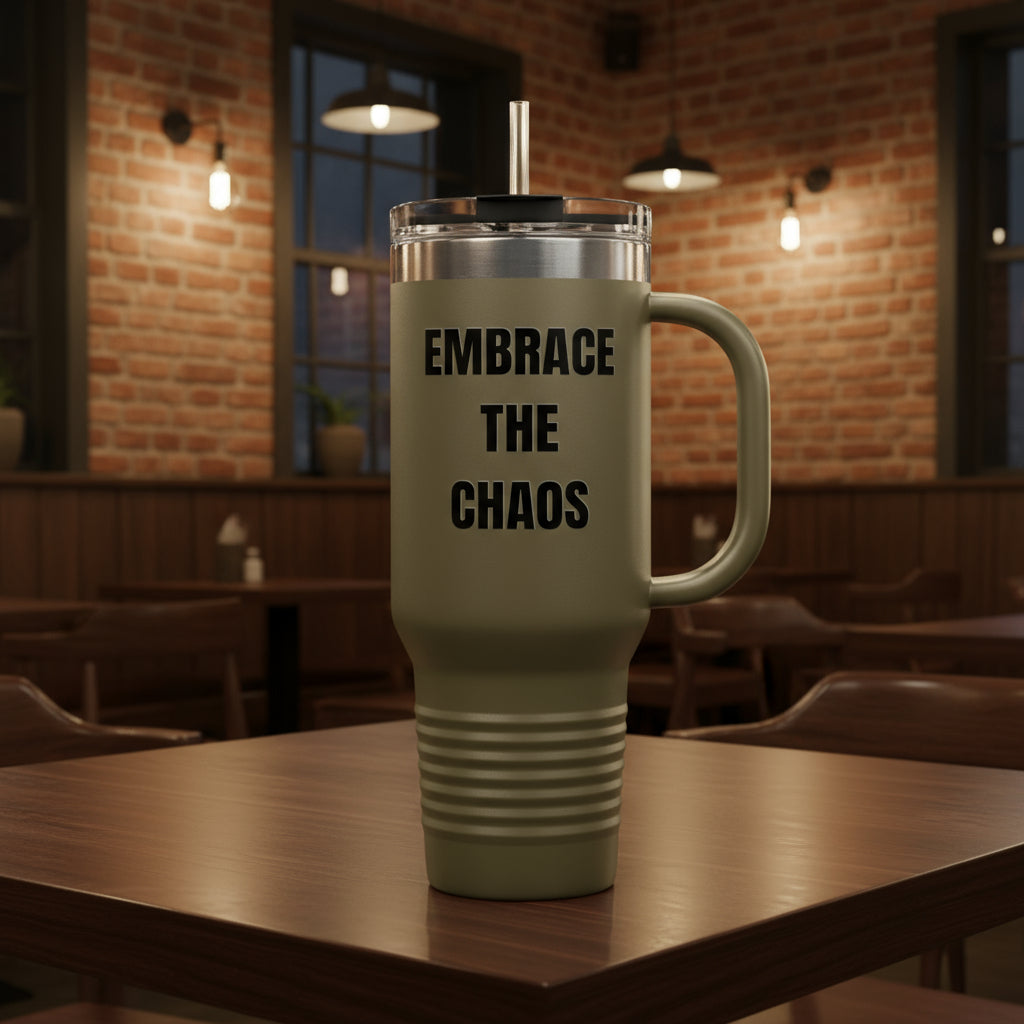 Termo “Embrace the Chaos” – Colección Mafia & Drama