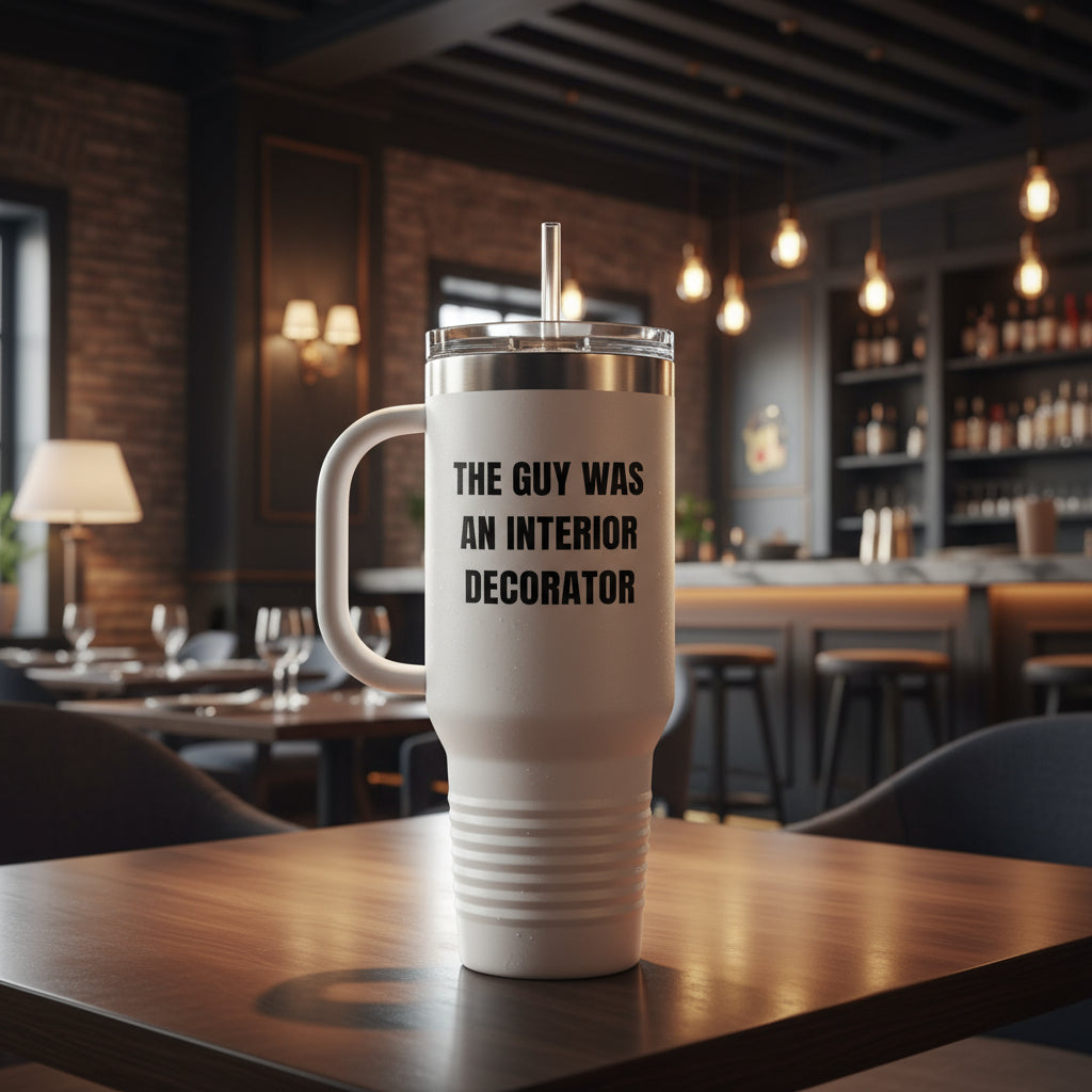 Termo “The Guy Was An Interior Decorator” – Colección Mafia & Drama