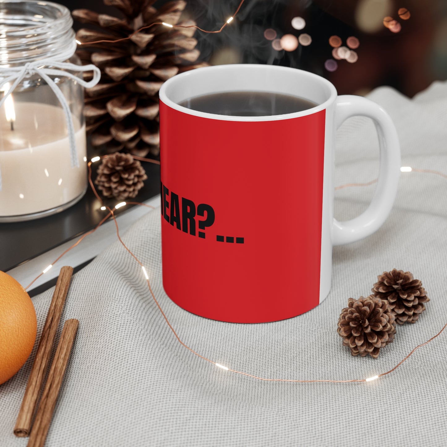 Taza “Whattaya Hear? Whattaya Say?” – Colección Mafia & Drama