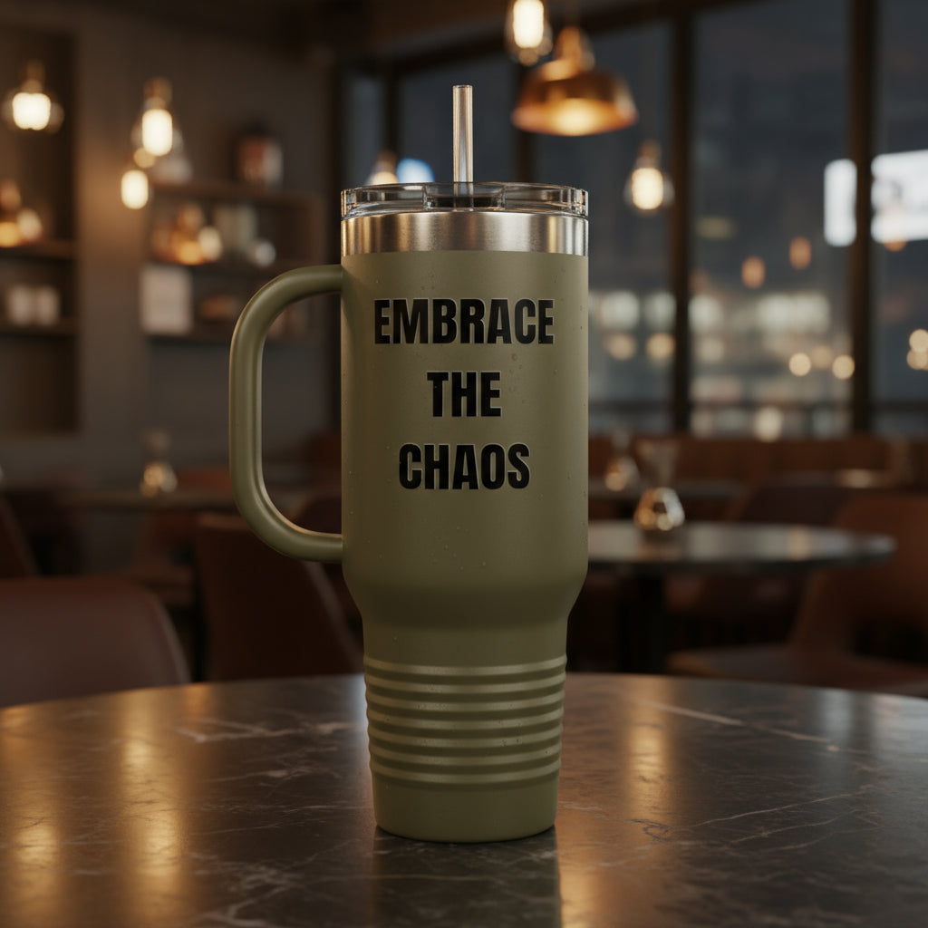 Termo “Embrace the Chaos” – Colección Mafia & Drama