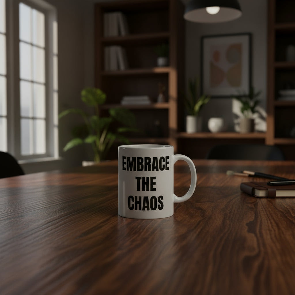 Taza "Embrace the chaos" - Colección Mafia & Drama