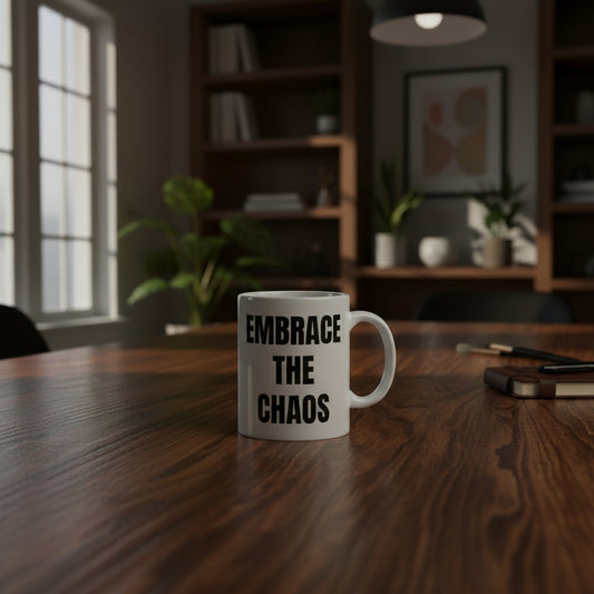 Taza "Embrace the chaos" - Colección Mafia & Drama