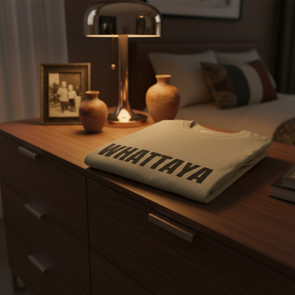 Camiseta “Whattaya Hear??...” – Colección Mafia & Drama