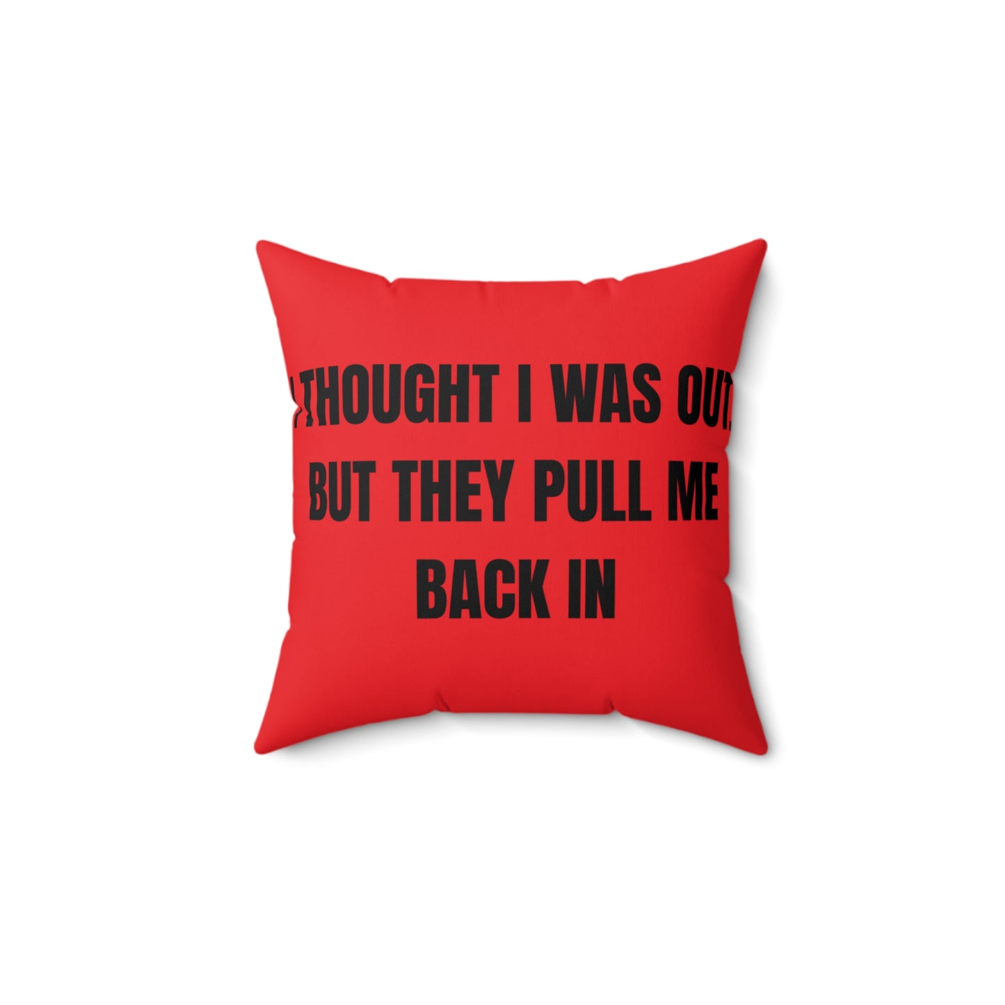 Cojín “They Pull Me Back In” – Colección Mafia & Drama