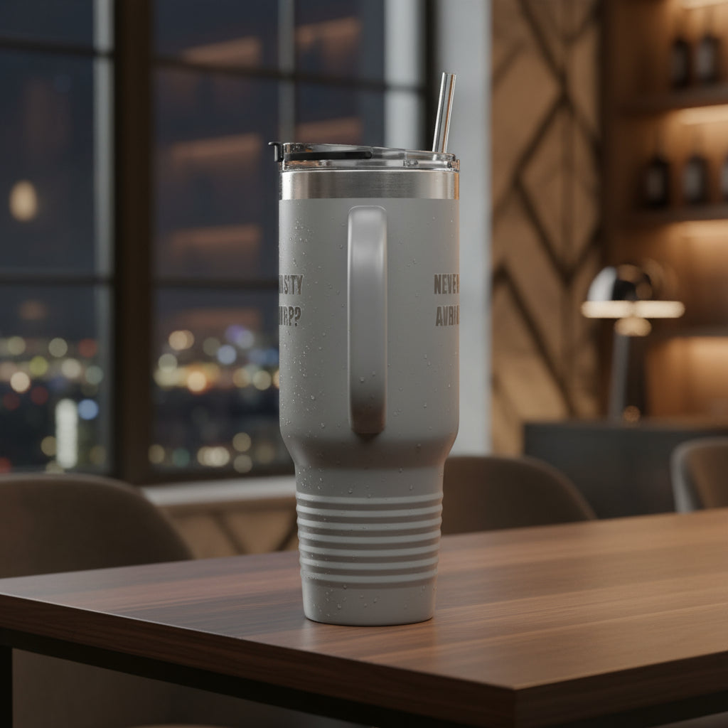 Termo “Never a Varsity Athlete, Huh?” – Colección Mafia & Drama