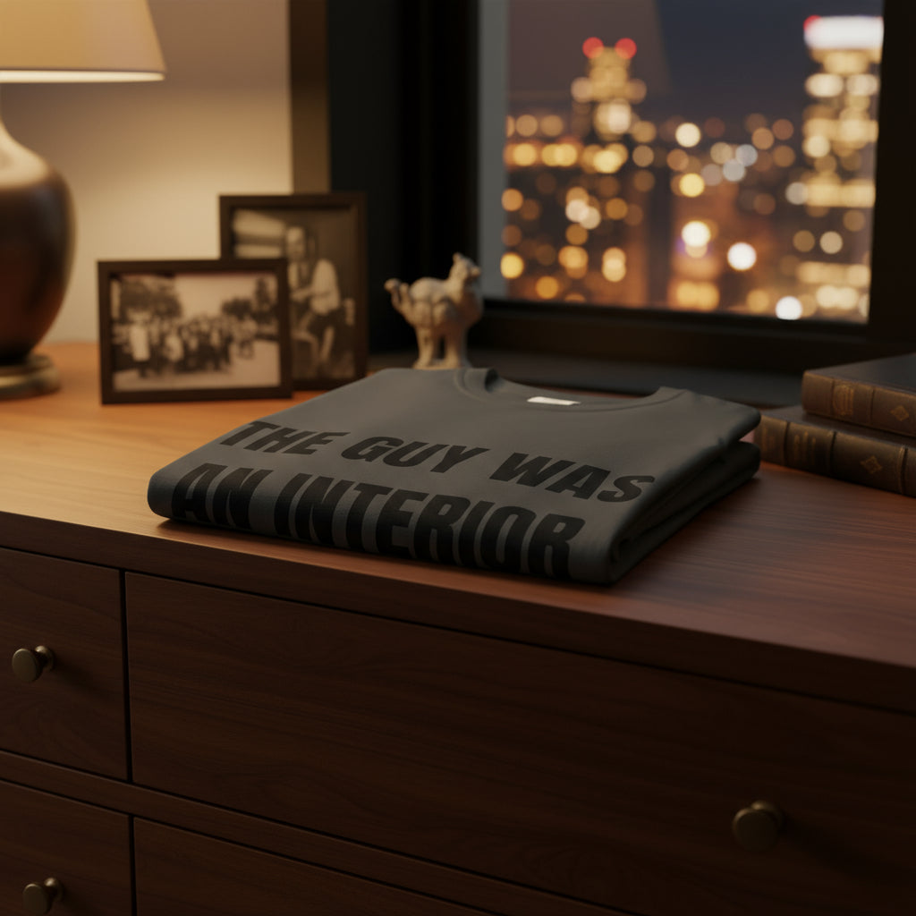 Camiseta “The Guy Was An Interior Decorator” – Colección Mafia & Drama