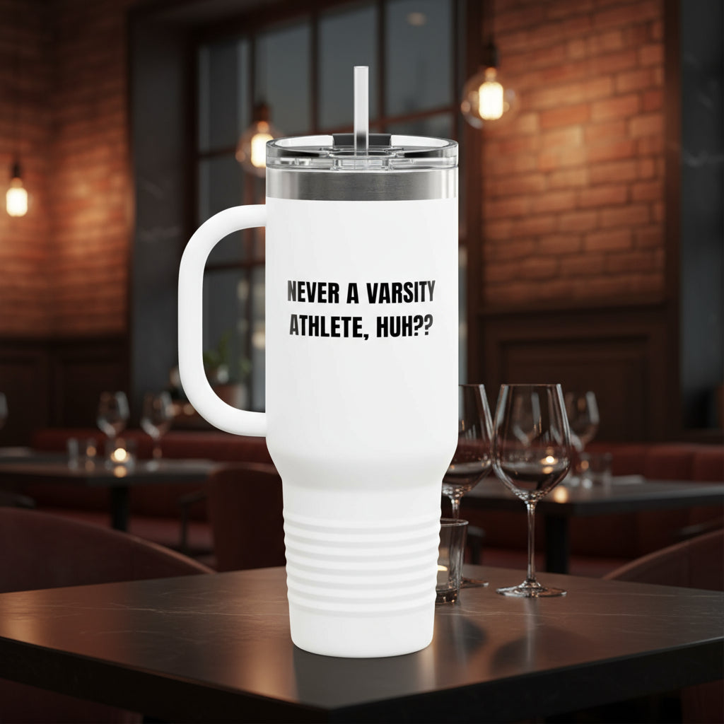 Termo “Never a Varsity Athlete, Huh?” – Colección Mafia & Drama
