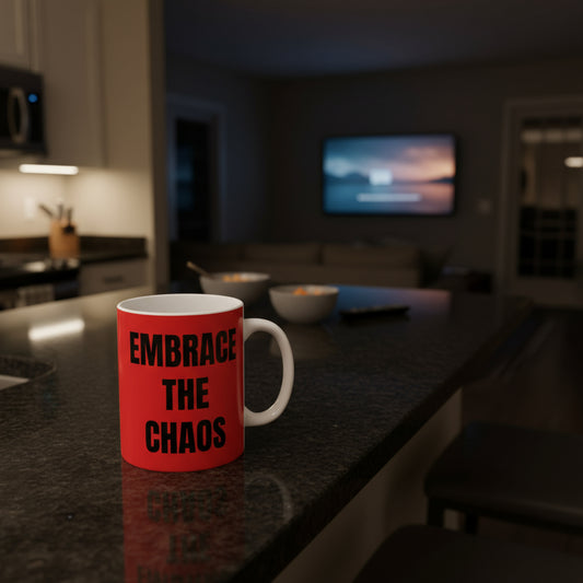 Taza "Embrace the chaos" - Colección Mafia & Drama