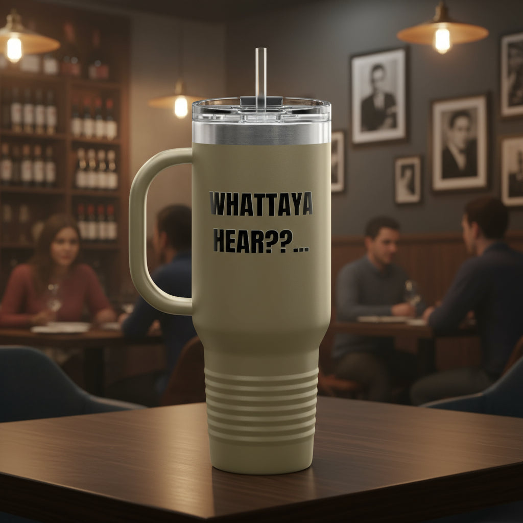 Termo “Whattaya Hear??...” – Colección Mafia & Drama