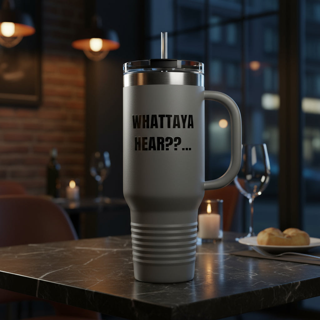 Termo “Whattaya Hear??...” – Colección Mafia & Drama