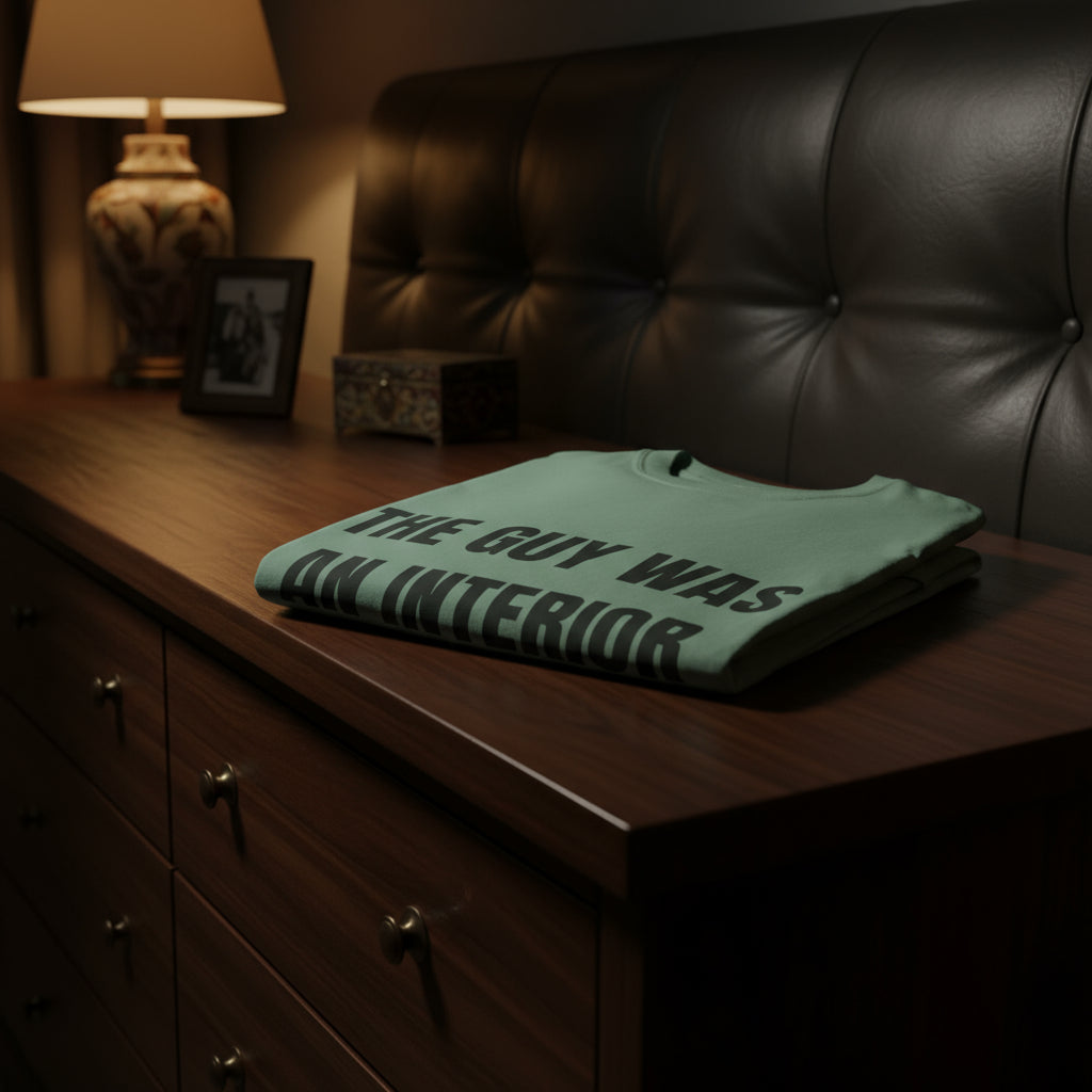 Camiseta “The Guy Was An Interior Decorator” – Colección Mafia & Drama