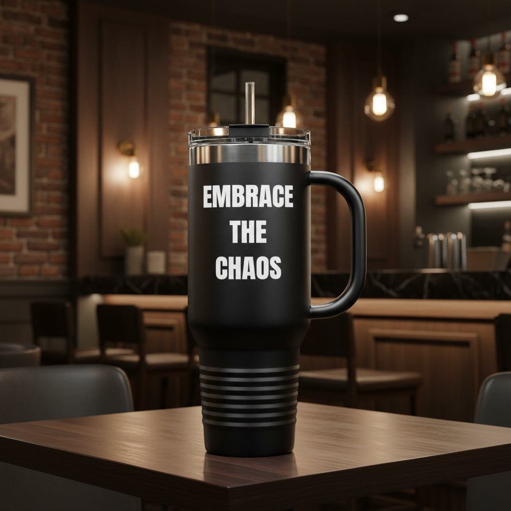 Termo “Embrace the Chaos” – Colección Mafia & Drama